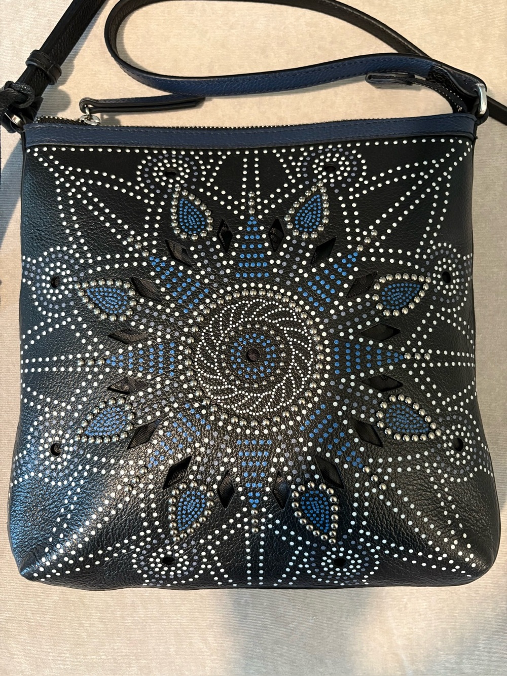 Stunning Brighton Star-Studded Aria Crossbody Bag